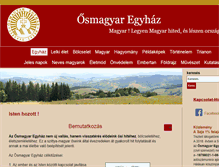 Tablet Screenshot of osmagyaregyhaz.hu